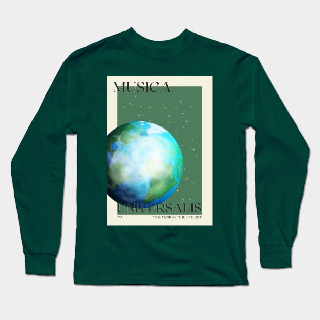 The Music of Earth Long Sleeve T-Shirt by FlawedFacets